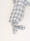 Belan J Knotted Sleep Gown in Denim Plaid