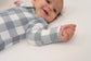Belan J Footless Bamboo Sleeper in Denim Plaid