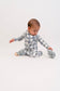 Belan J Footless Bamboo Sleeper in Denim Plaid