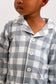 Belan J Kids Classic Pj Set in Denim Plaid