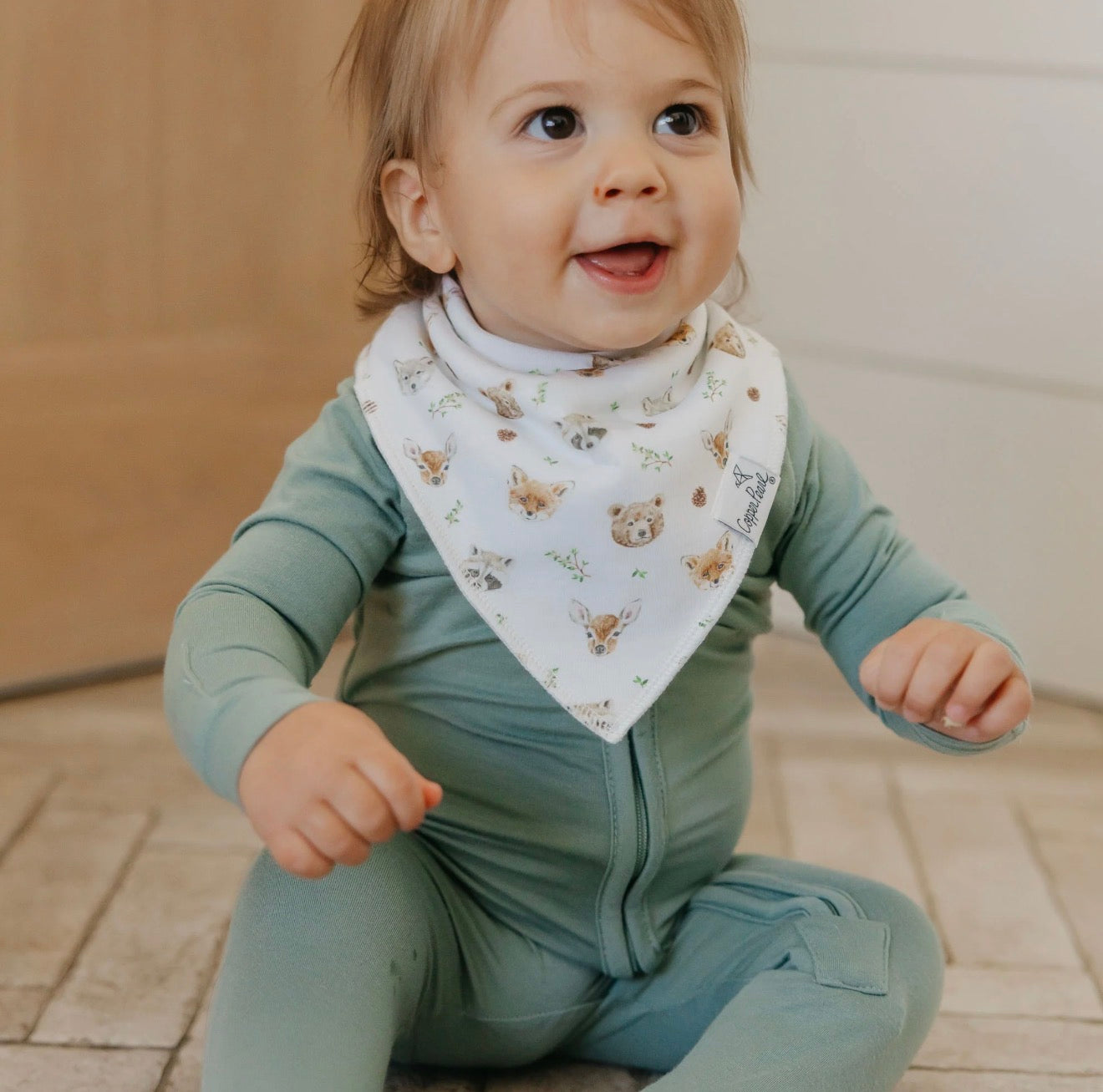 Copper Pearl 4 Pack Bandana Bibs in “Wilder”