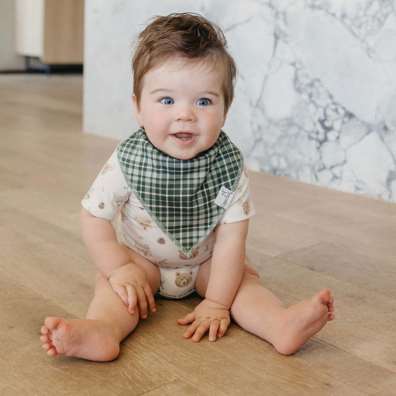 Copper Pearl 4 Pack Bandana Bibs in “Wilder”