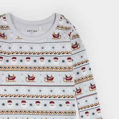 Petit Lem 2 Piece Pj Set in A Merry Mix on Lunar Rock