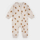 Petit Lem Playsuit in Merry Gingerbread on Cream