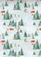 Belan J Bamboo Fitted Crib Sheet in Sleigh Ride