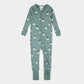 Petit Lem Convertible Sleeper in Baby Penguin on Teal