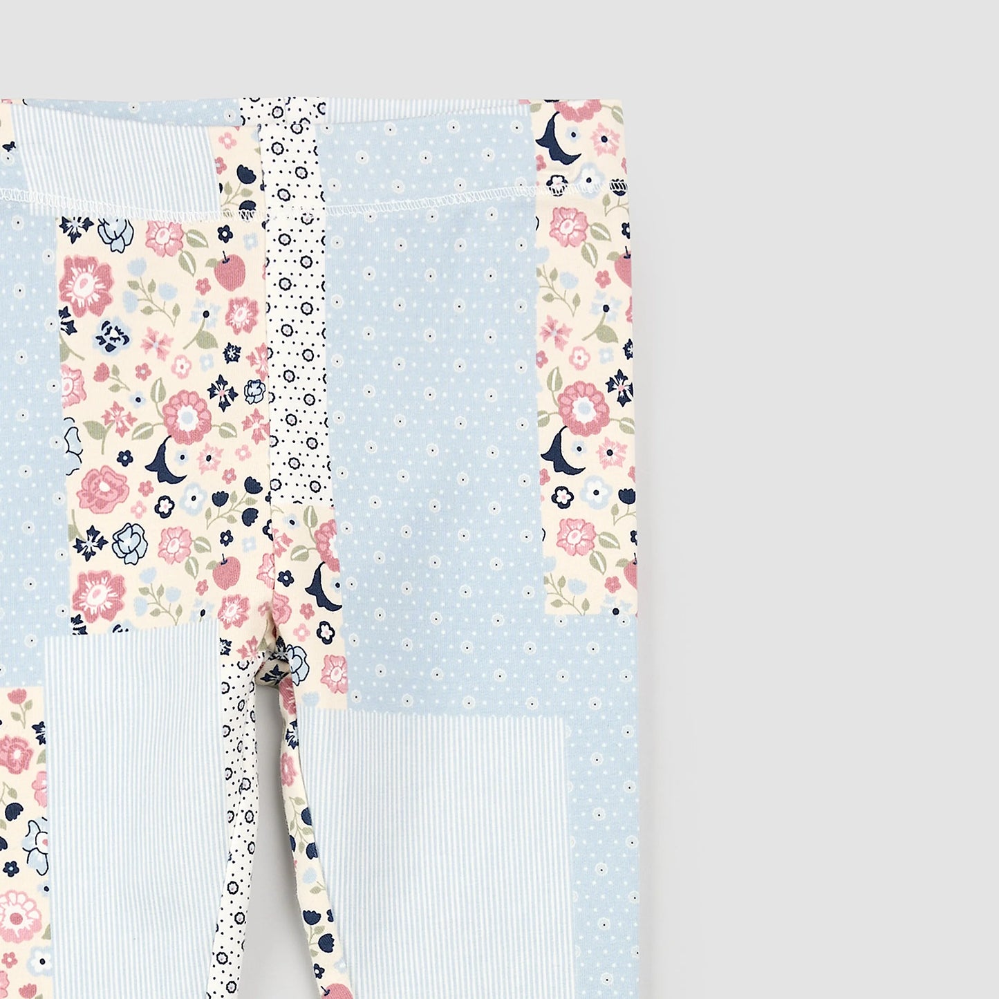 Miles the Label Floral Patchwork Legging