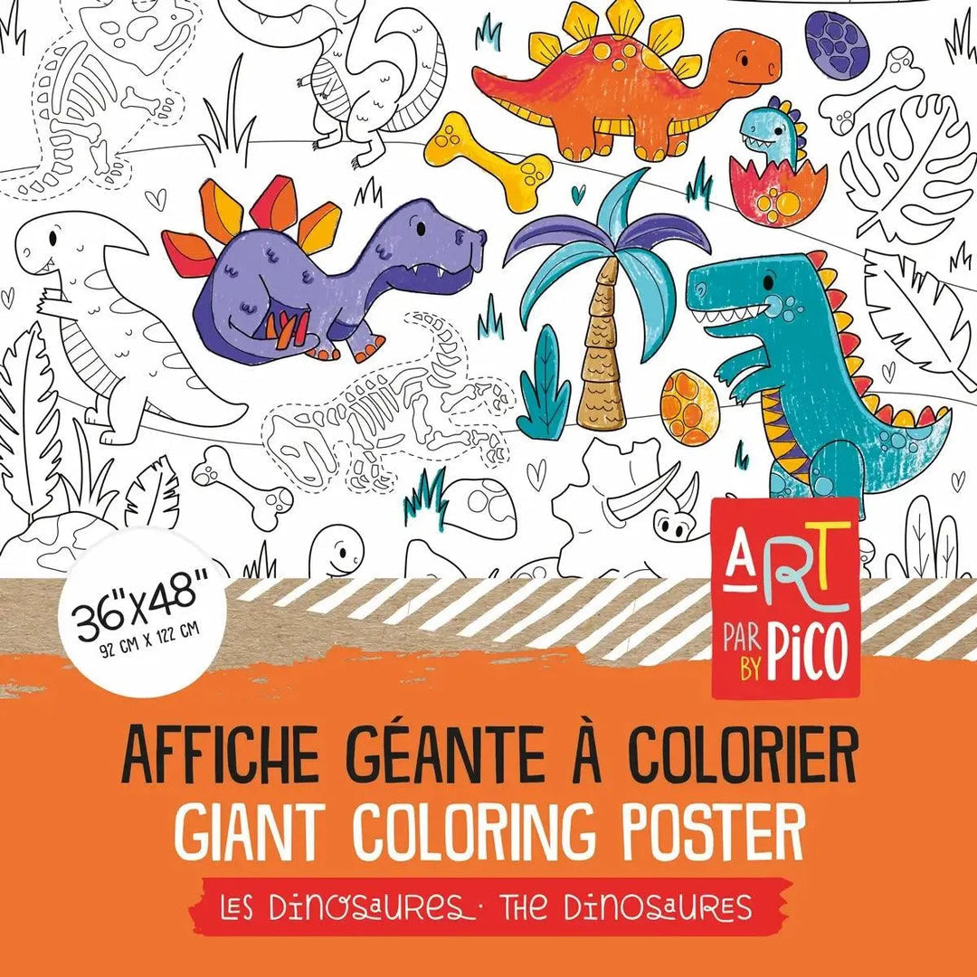 Pico Giant Colouring Page - Dinosaurs