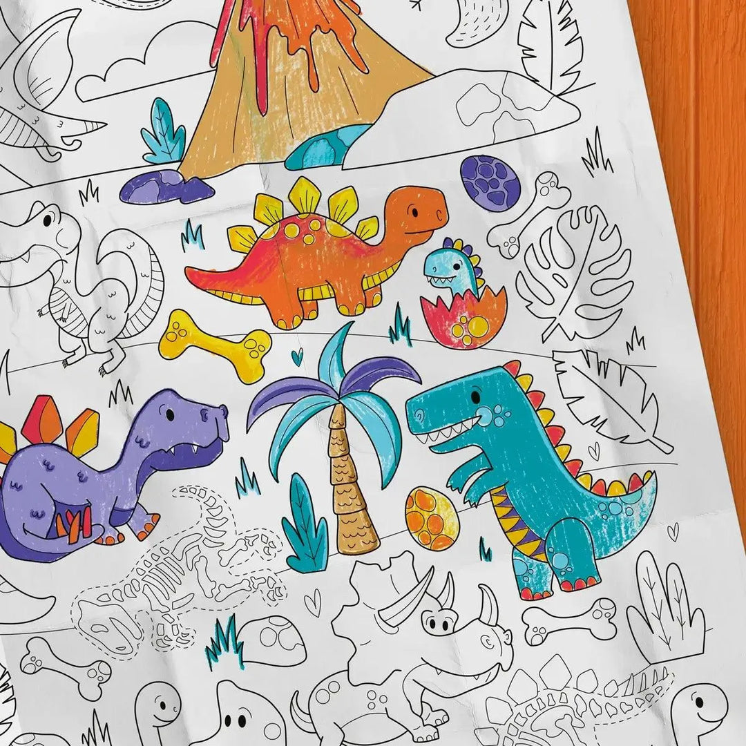 Pico Giant Colouring Page - Dinosaurs
