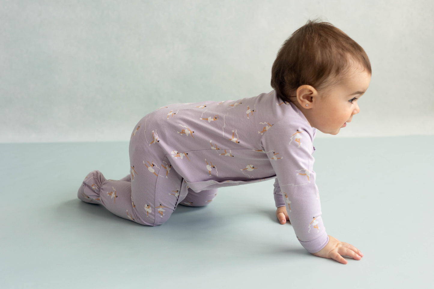 Coccoli Footed Sleeper in Skating Ballerinas
