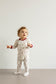 Coccoli Footed Sleeper in Milk & Cookies