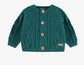 Souris Mini Teal Knit Baby Cardigan