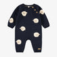 Souris Mini Navy Blue Knit Onepiece