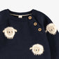 Souris Mini Navy Blue Knit Onepiece