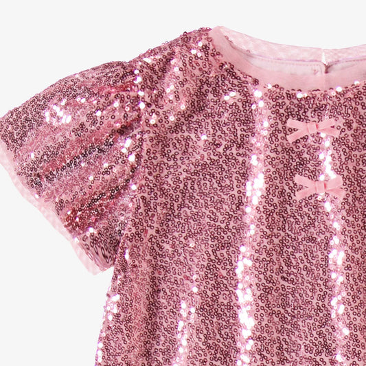 Souris Mini Pink Sequin Dress