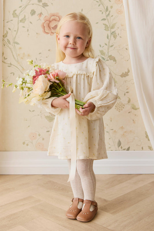 Jamie Kay Organic Cotton Muslin Amira Dress in Vintage Ditsy