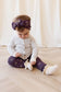 Jamie Kay Fine Rib Legging in Simone Huckleberry