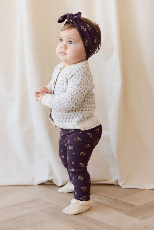 Jamie Kay Fine Rib Legging in Simone Huckleberry