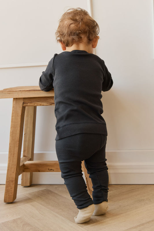 Jamie Kay Organic Cotton Modal Long Sleeve Henley in Charter