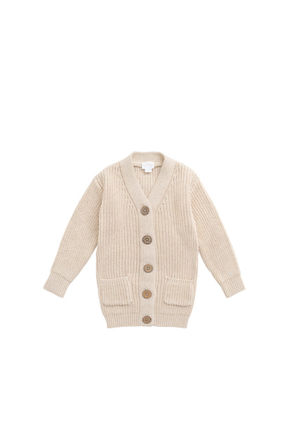 Jamie Kay Siena Cardigan in Oatmeal Marle