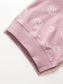 Little Bipsy Pullover in Dusty Purple Smiley