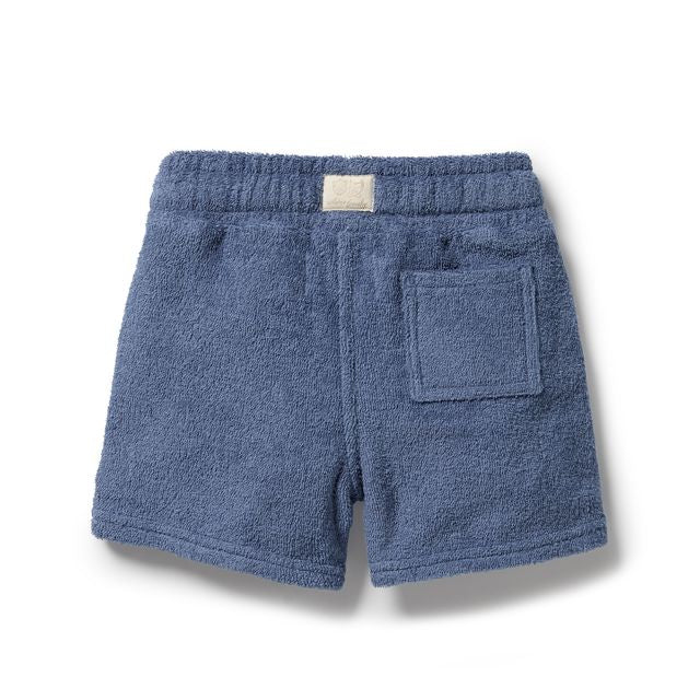 Wilson and Frenchy Organic Cotton Terry Short in Deep Blue