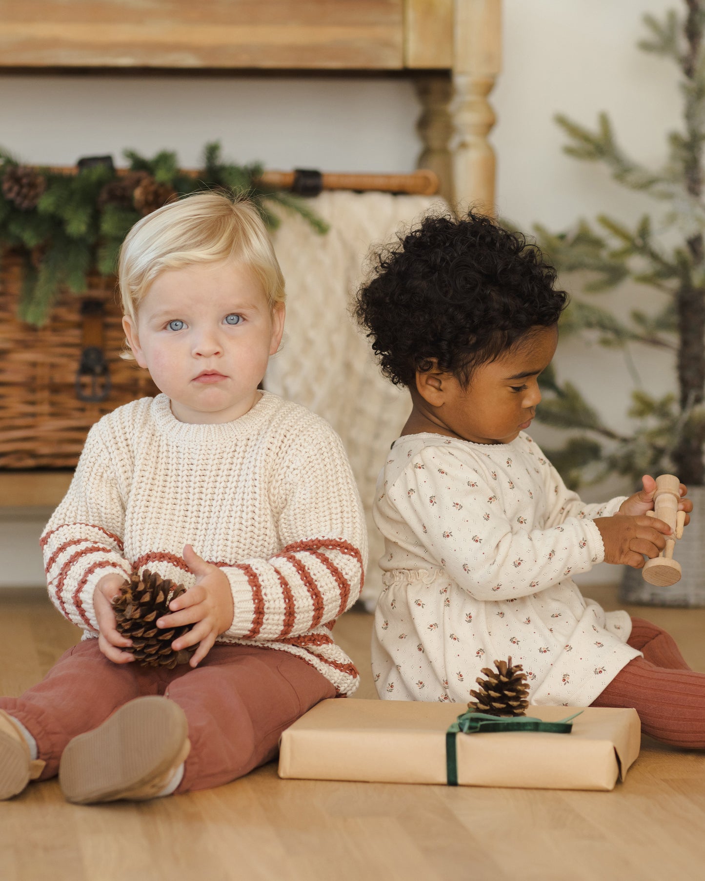 Quincy Mae Rex Sweater in Cranberry