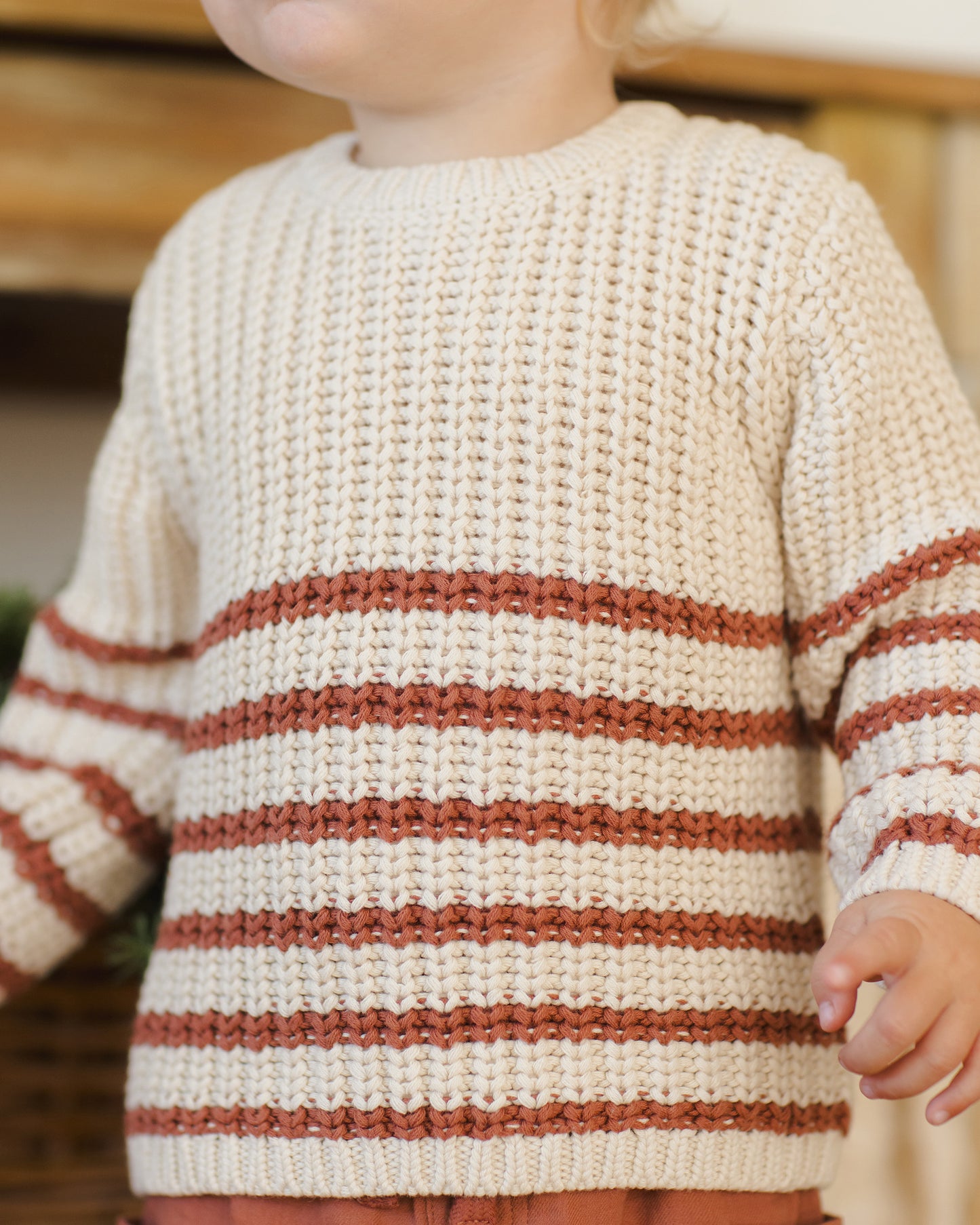 Quincy Mae Rex Sweater in Cranberry