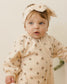 Quincy Mae Velour Zip Jumpsuit in Holly Berry