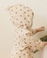 Quincy Mae Velour Zip Jumpsuit in Holly Berry