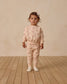 Quincy Mae Relaxed Fleece Sweatsuit in Red Bows