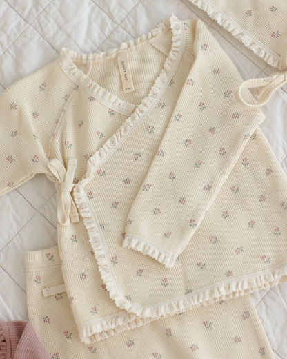 Quincy Mae Take Home Set in Mauve Ditsy