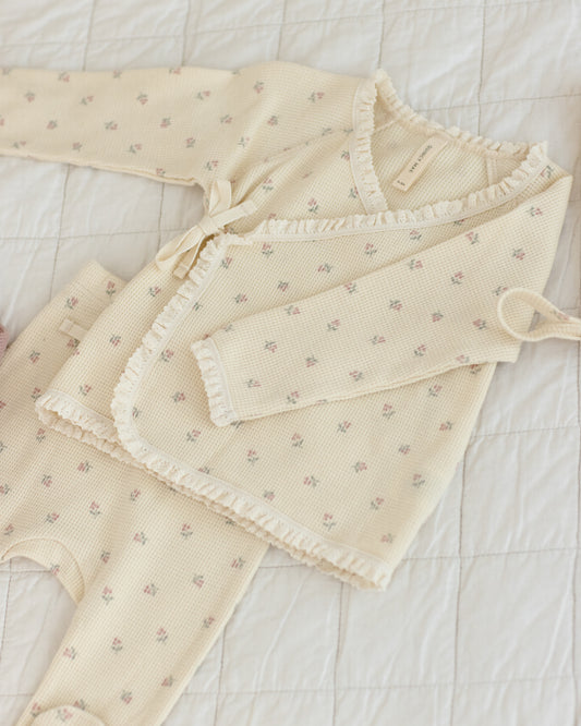 Quincy Mae Take Home Set in Mauve Ditsy