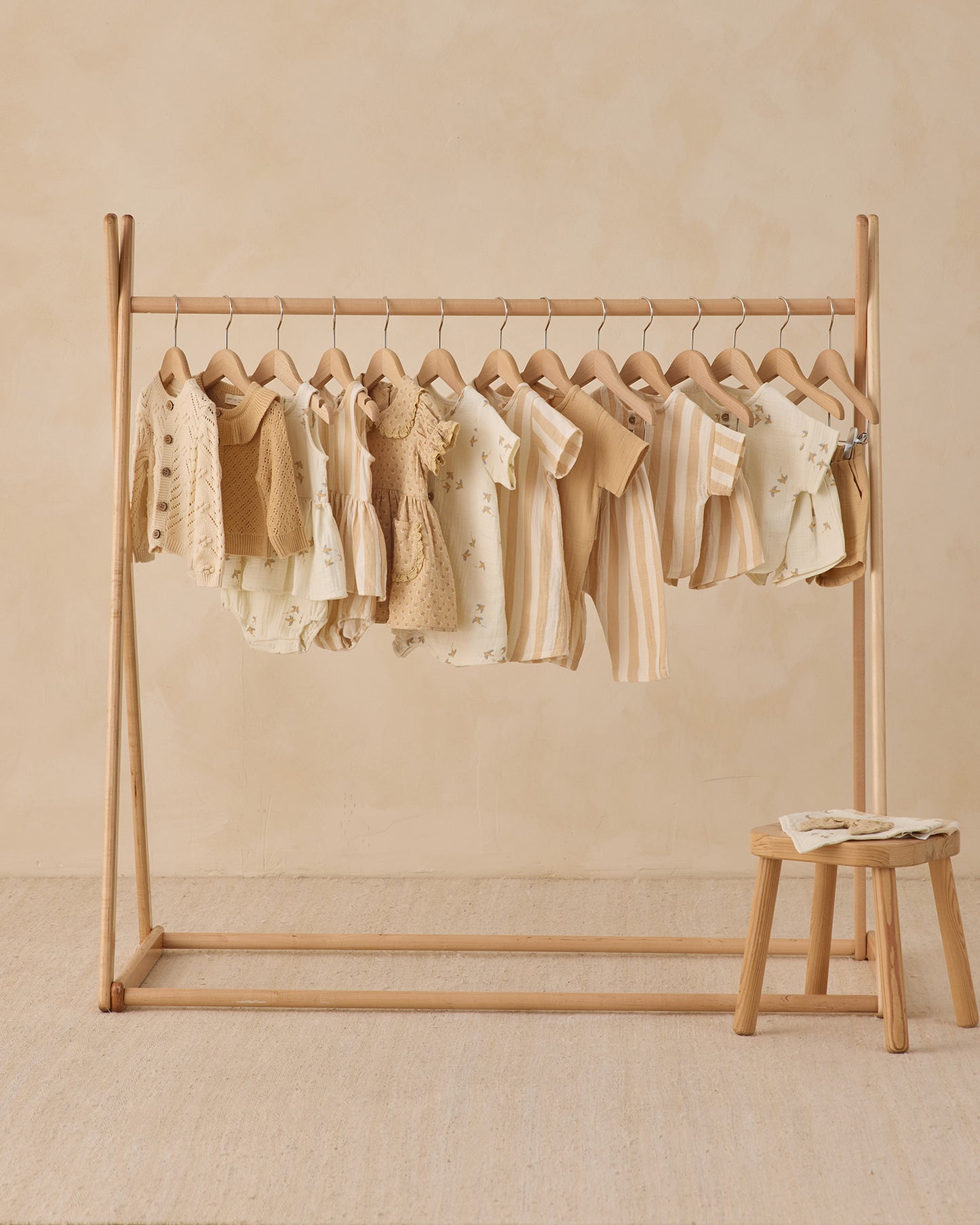 Quincy Mae Skirted Tank Romper in Summer Stripe