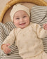 Quincy Mae Wrap Top & Footed Pant Set  in Bunnies
