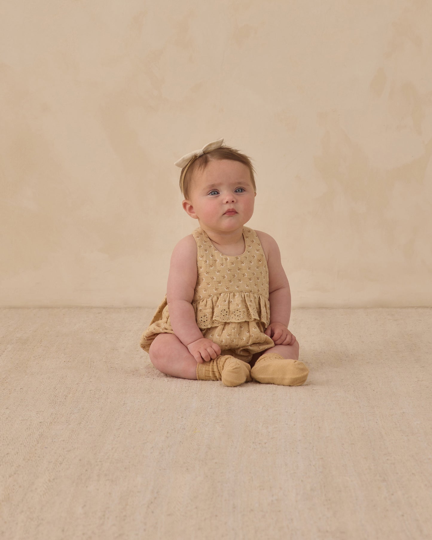 Quincy Mae Sock Set in Butterscotch/Mauve