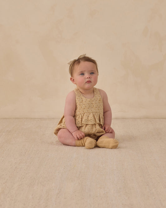 Quincy Mae Sock Set in Butterscotch/Mauve