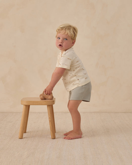 Quincy Mae Playshort in Sage