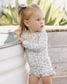 Quincy Mae Olivia Rashguard One-piece in Blue Floral