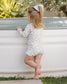 Quincy Mae Olivia Rashguard One-piece in Blue Floral