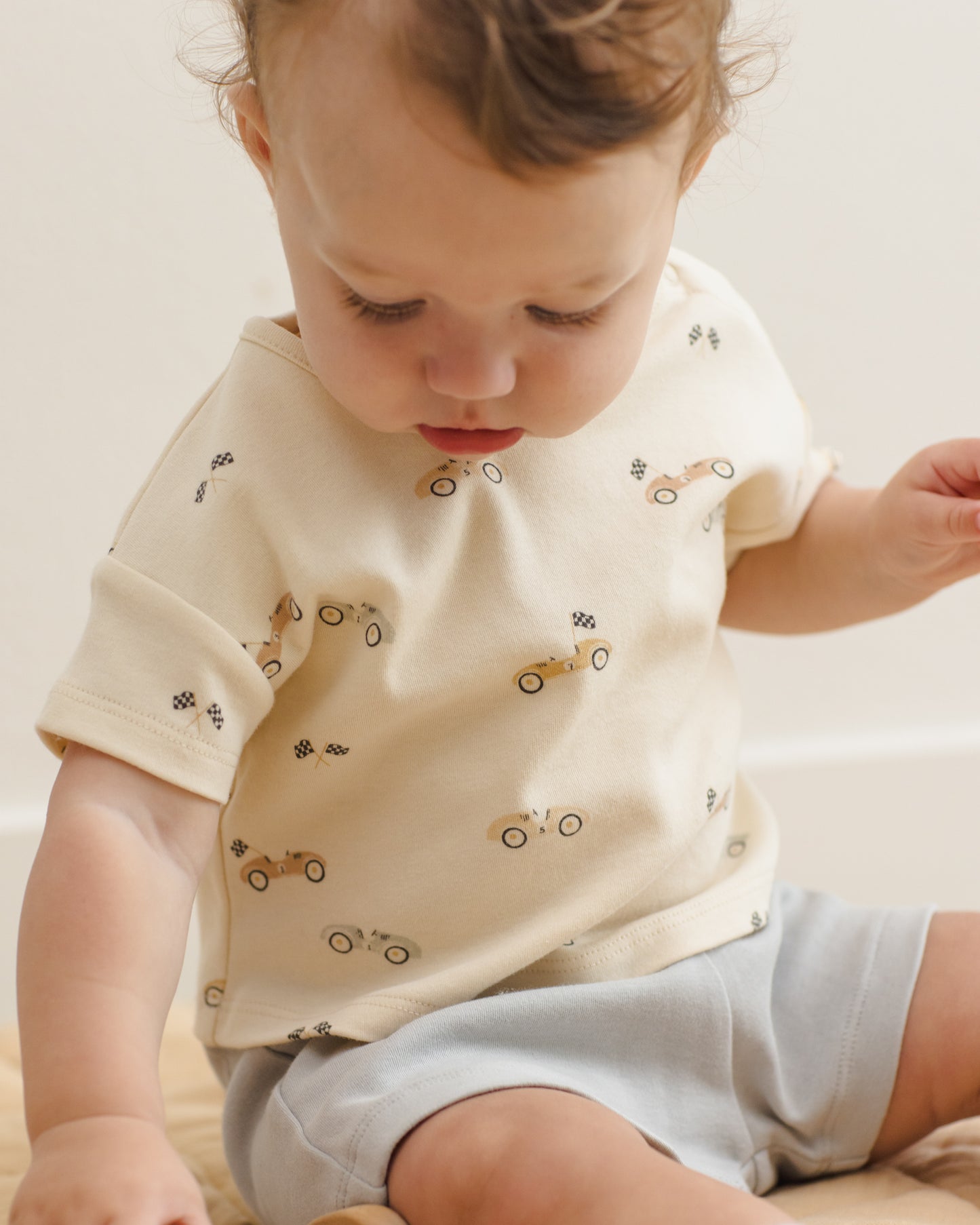 Quincy Mae Playshort in Sky