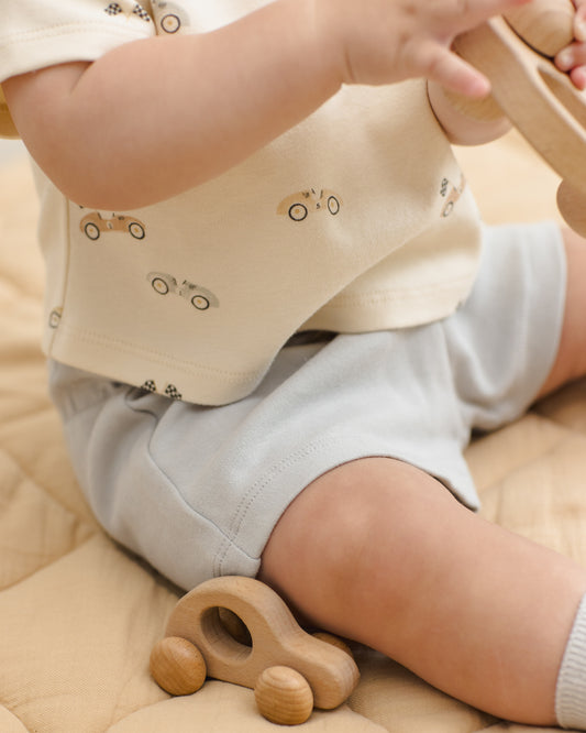 Quincy Mae Playshort in Sky