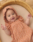 Quincy Mae Woven Ruffle Baby Bonnet in Poppy Floral