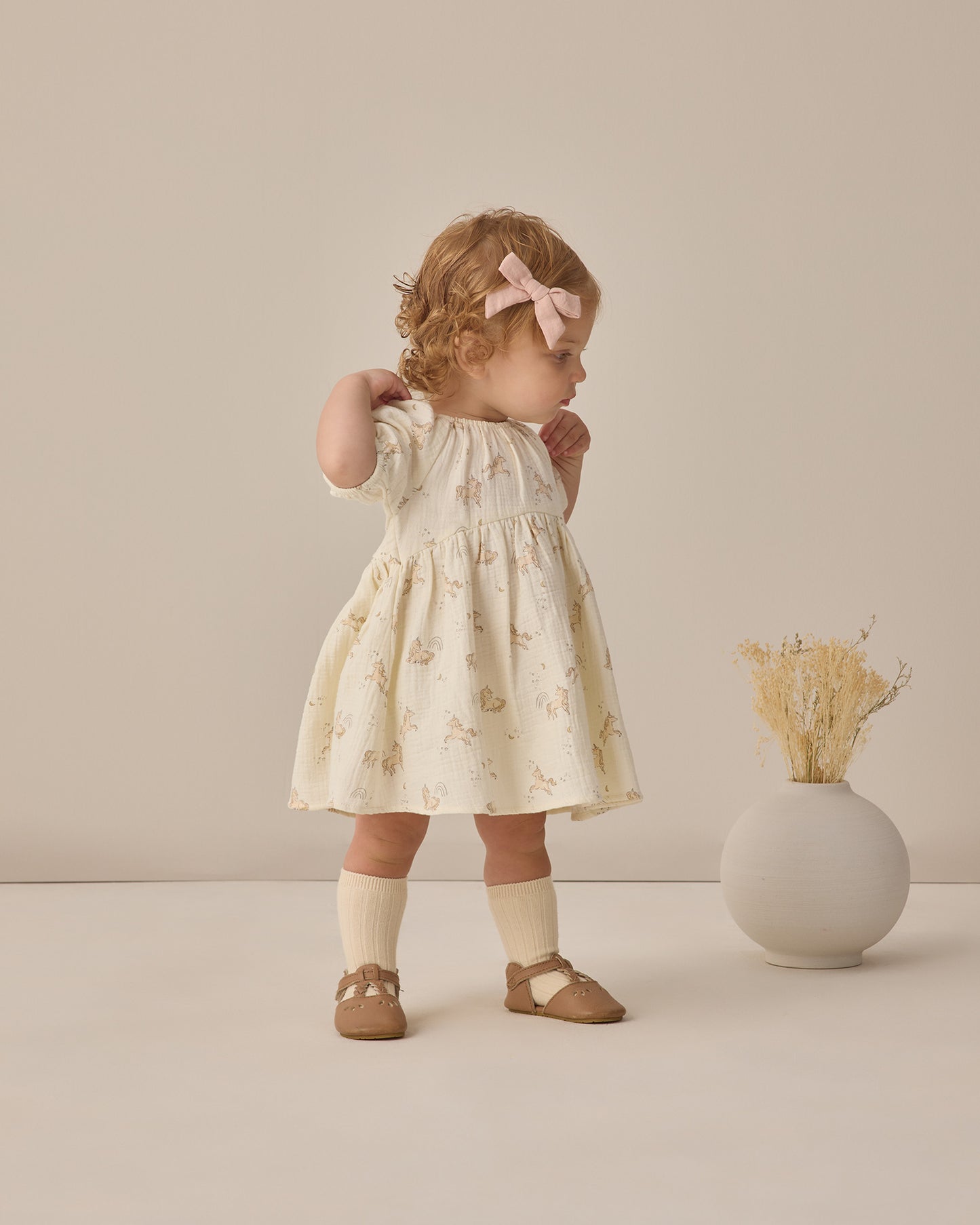 Quincy Mae Bow with Clip Set of 3 - Sky / Blush / Poppy