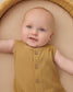 Quincy Mae Waffle Jumpsuit in Honey