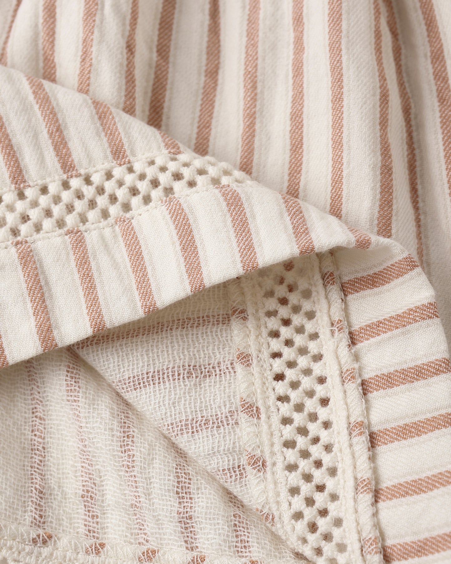 Quincy Mae Ruffle Tank Dress in Vintage Stripe