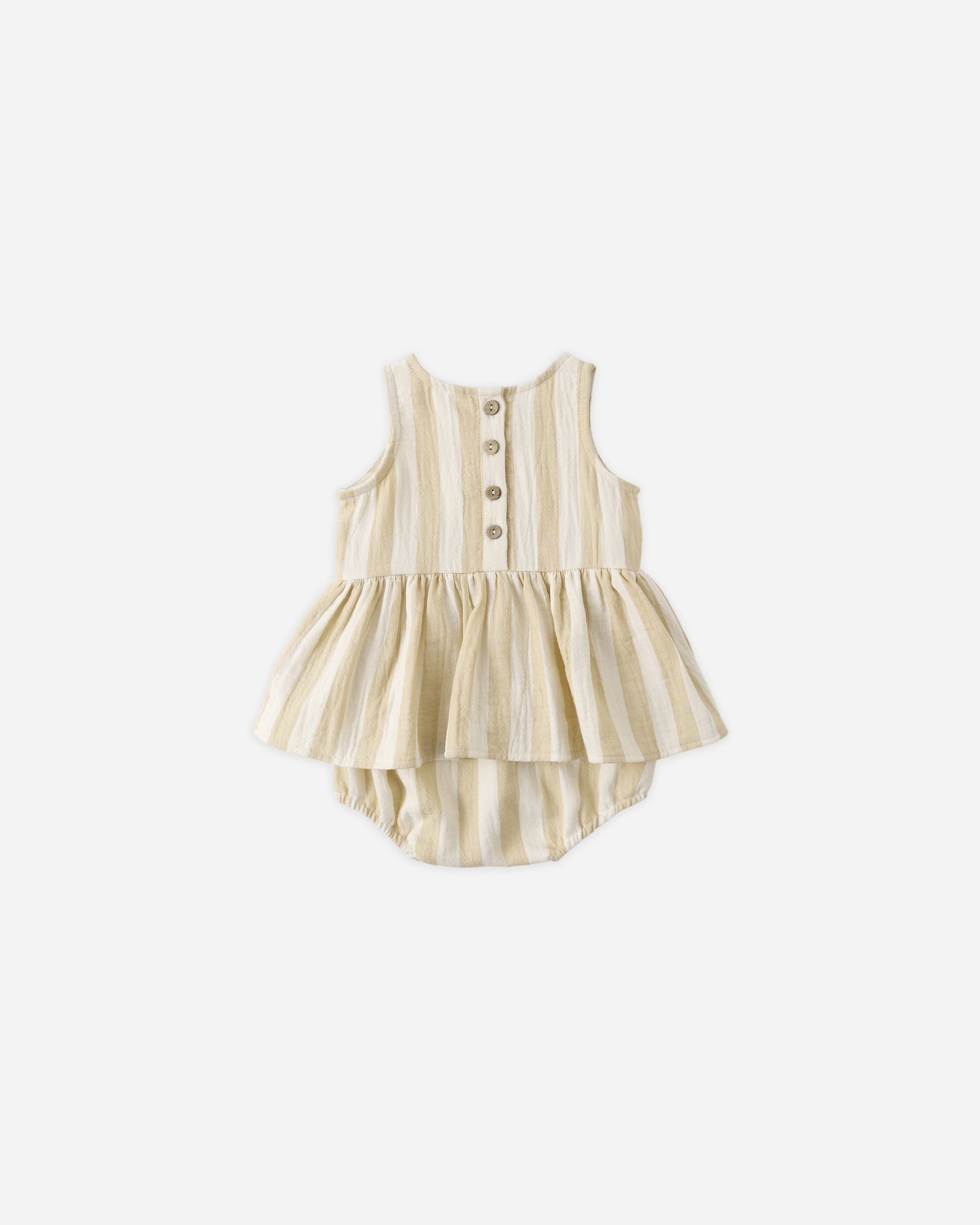 Quincy Mae Skirted Tank Romper in Summer Stripe