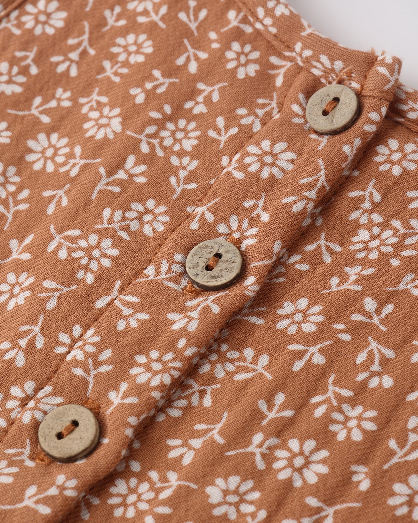 Quincy Mae Sleeveless Peplum Set in Poppy Floral