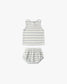 Quincy Mae Terry Tank & Short Set in Sky Stripe
