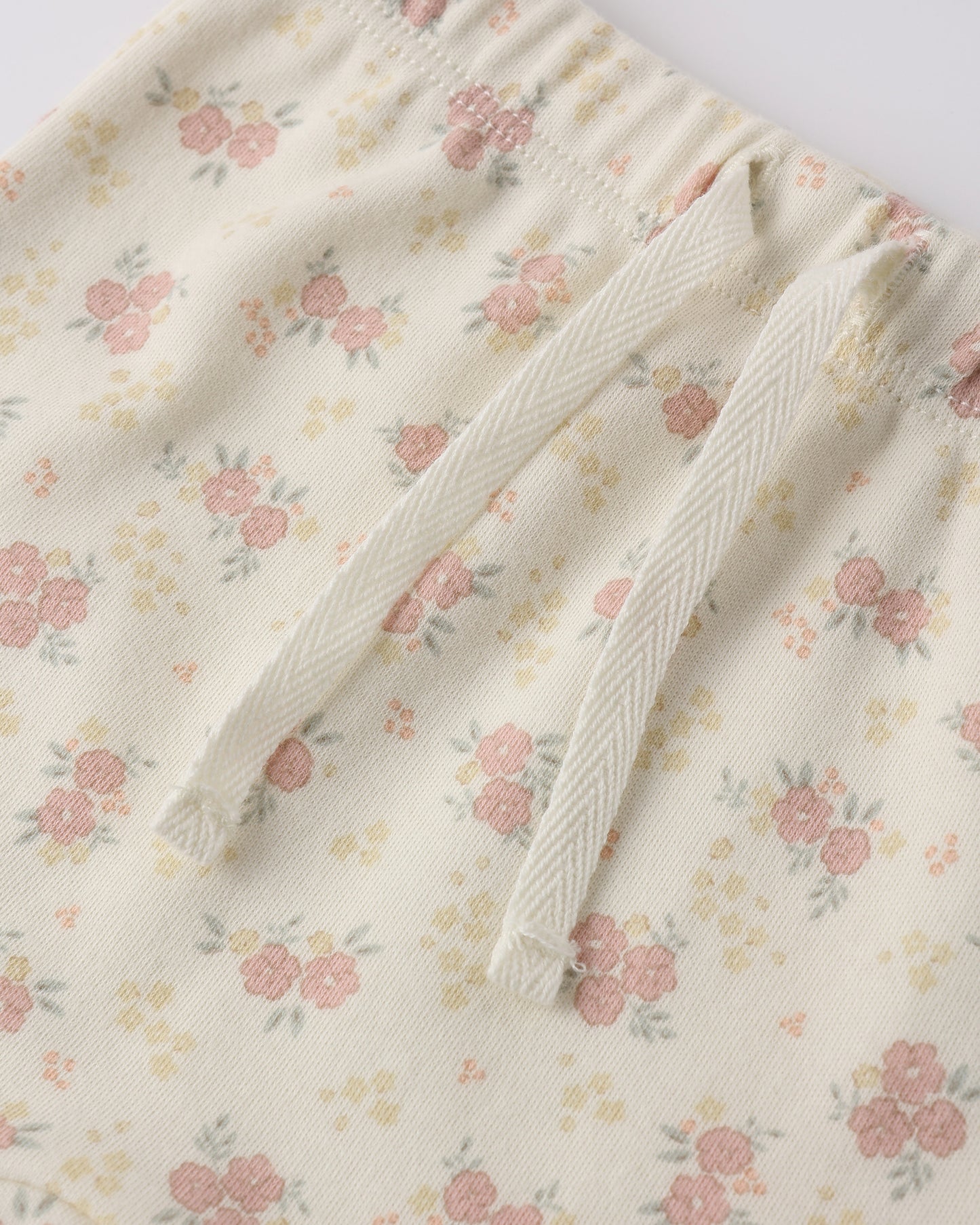 Quincy Mae Wrap Top & Footed Pant Set in Flower Field